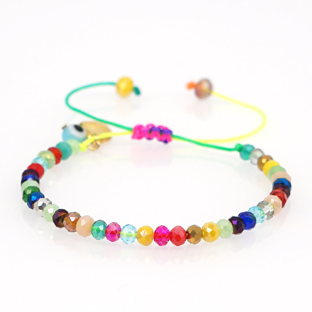 Women's Bohemian Style Crystal Letter Simple Personality Bracelets