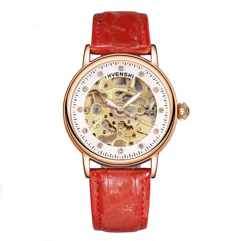 Women's Watch Hollow Luminous Automatic Fashion Business Mechanical Watches
