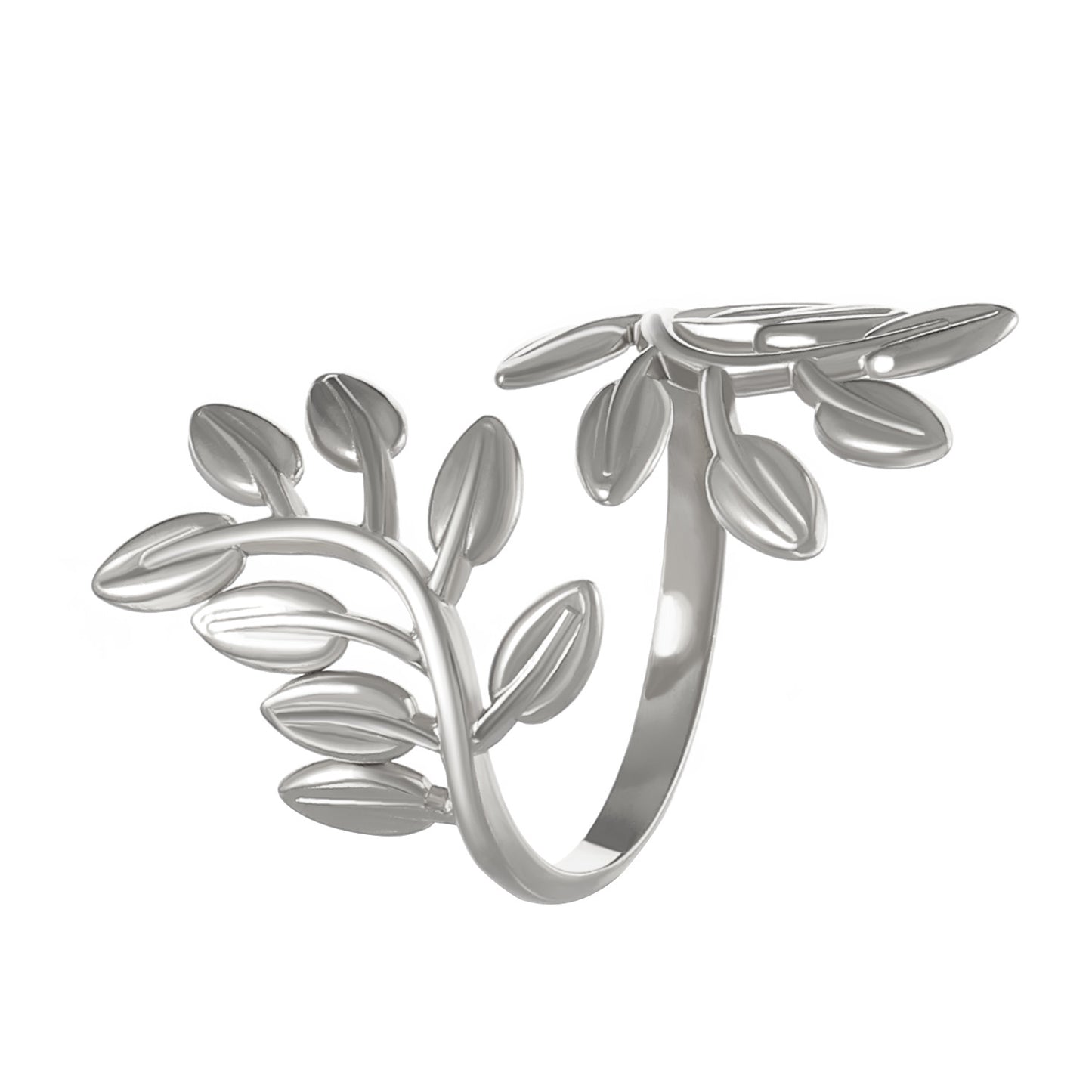 Texture Sense Maple Leaf Female Red Rings