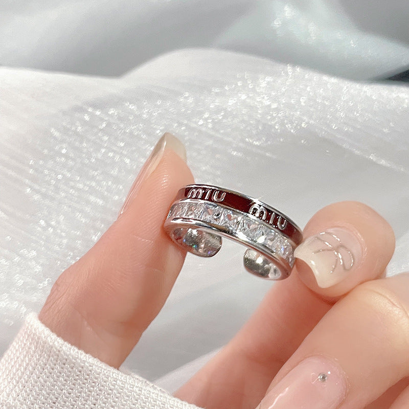 Wind High Sense Personalized Fashionable Twin Rings
