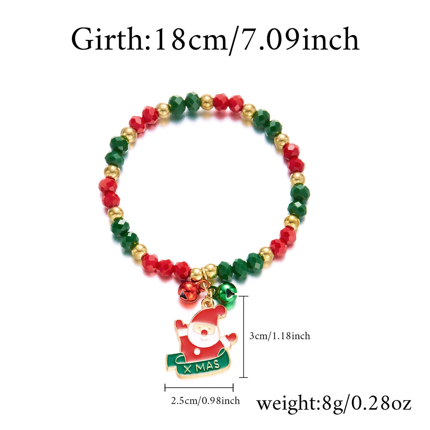 Ornament Santa Claus Tree Snowman Female Bracelets