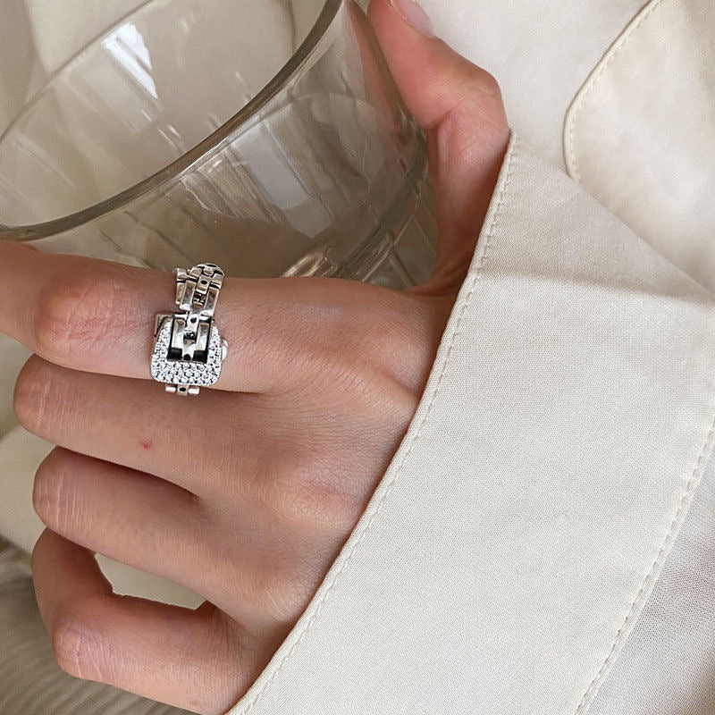 Fashion Design Temperament Female Personality Chain Rings