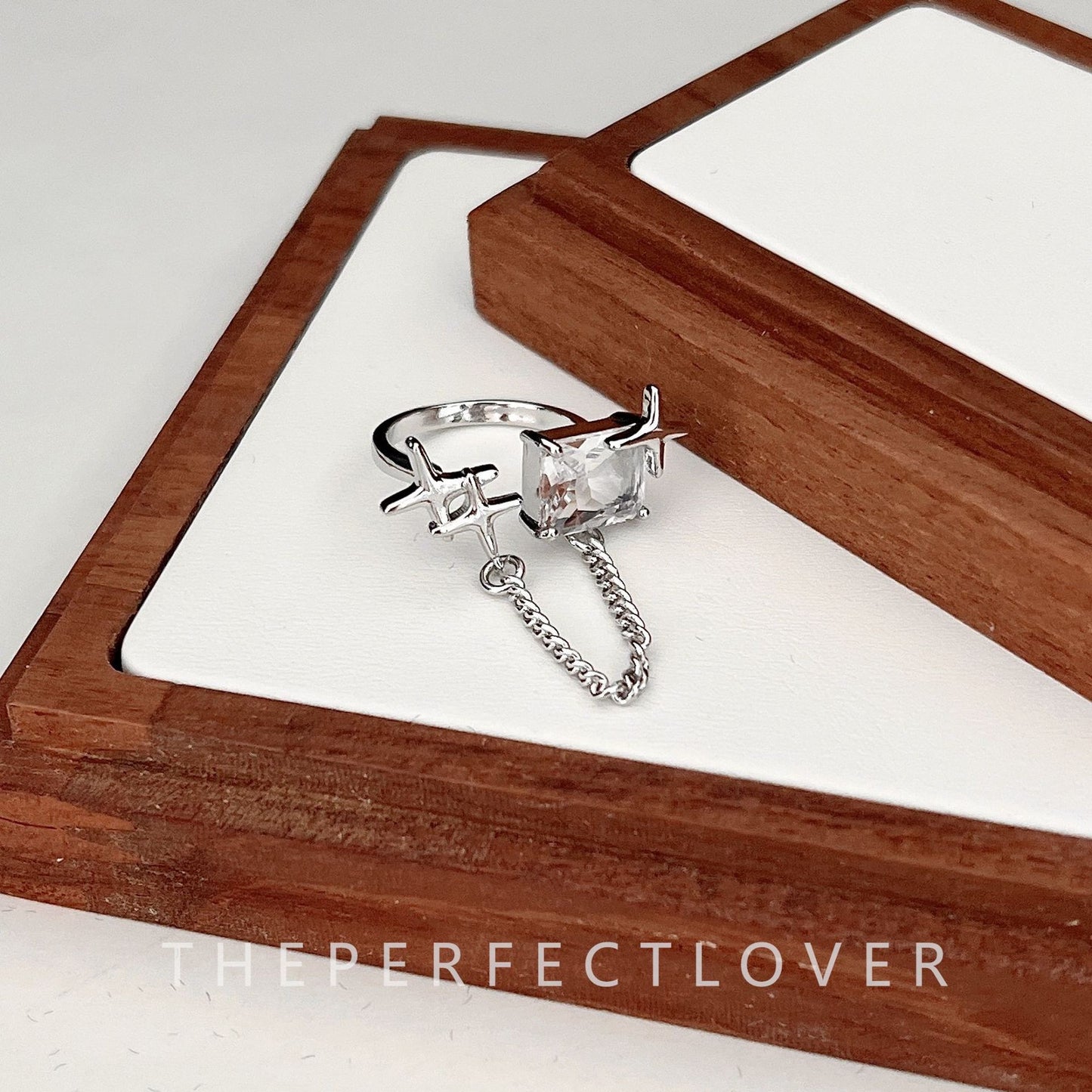 Style Geometric Heart Shape Opening Affordable Luxury Rings