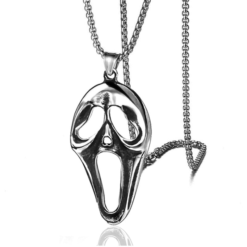 Men's Style Eagle Personality Titanium Steel Retro Necklaces