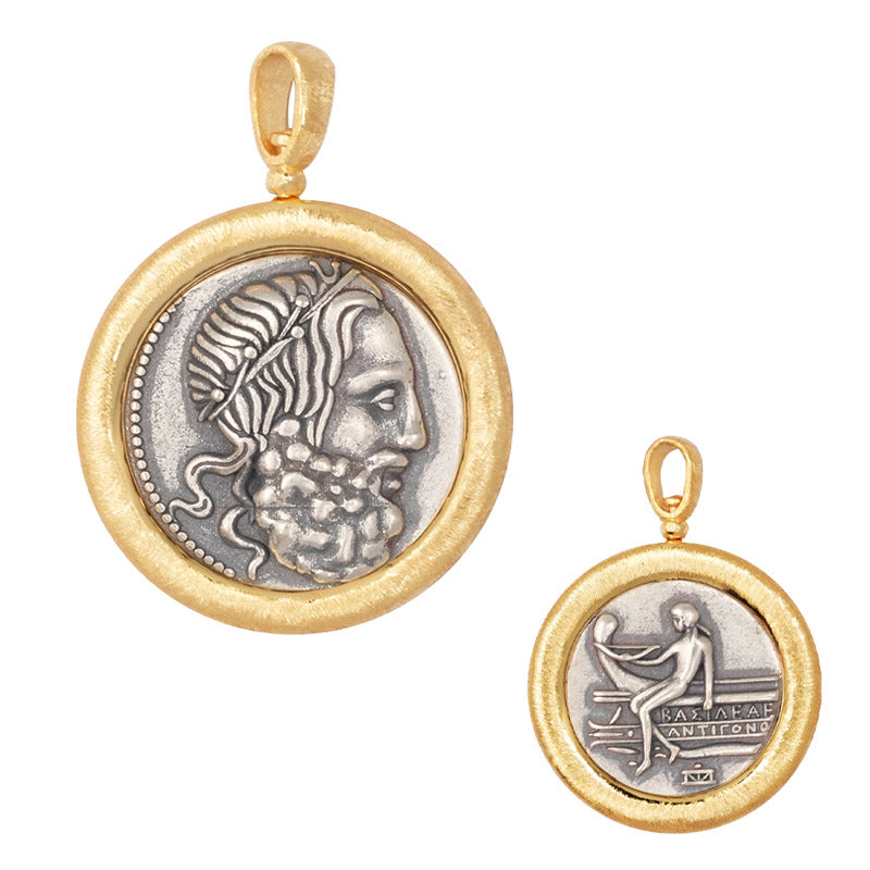 Coin Sterling Sier Single Without Chain Pendants
