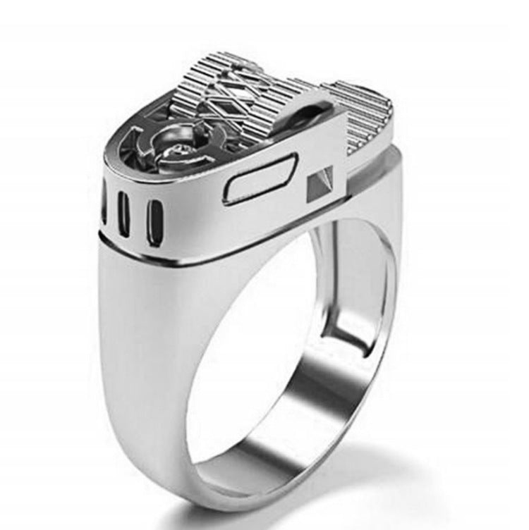 Glamorous Graceful Slouchy Ornament Accessories Lighter Rings