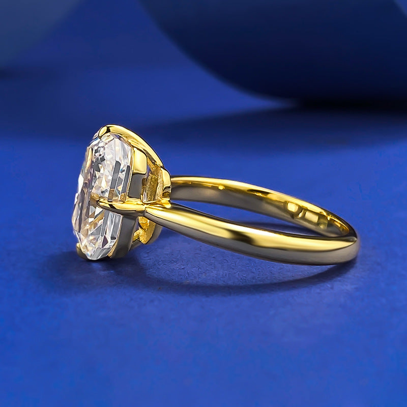 Plated Imported High Carbon Rhinestone White Rings