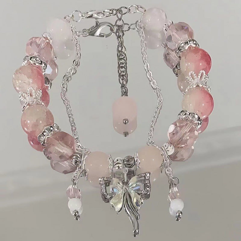 Women's Chinese Butterfly Beaded Impression Light Luxury Minority Bracelets