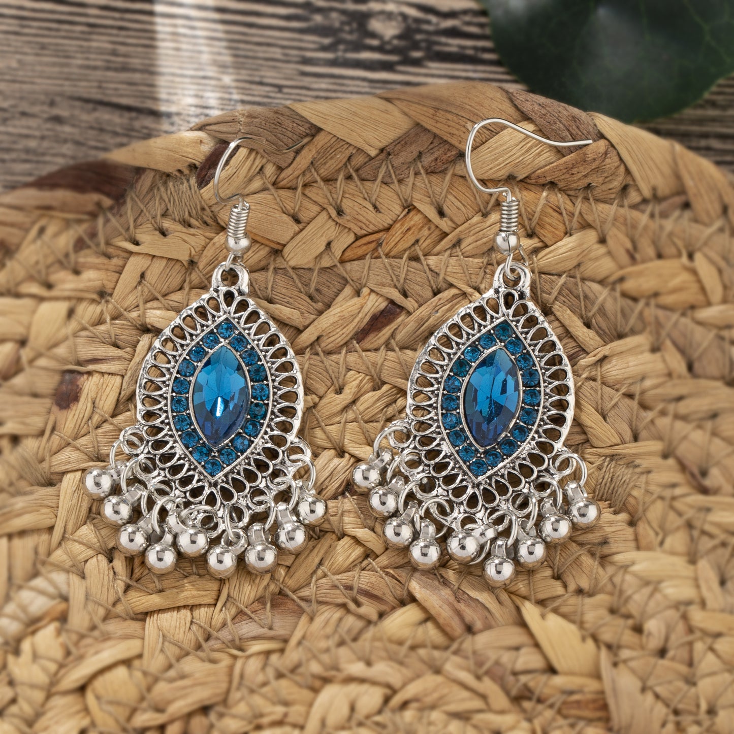 Women's Indian Style Ornament Bohemian Tassel Bell Earrings