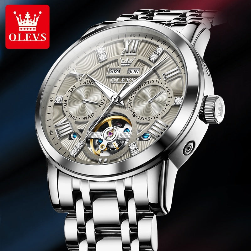 Men's Watch Business Luminous Hollow Automatic Mechanical Watches