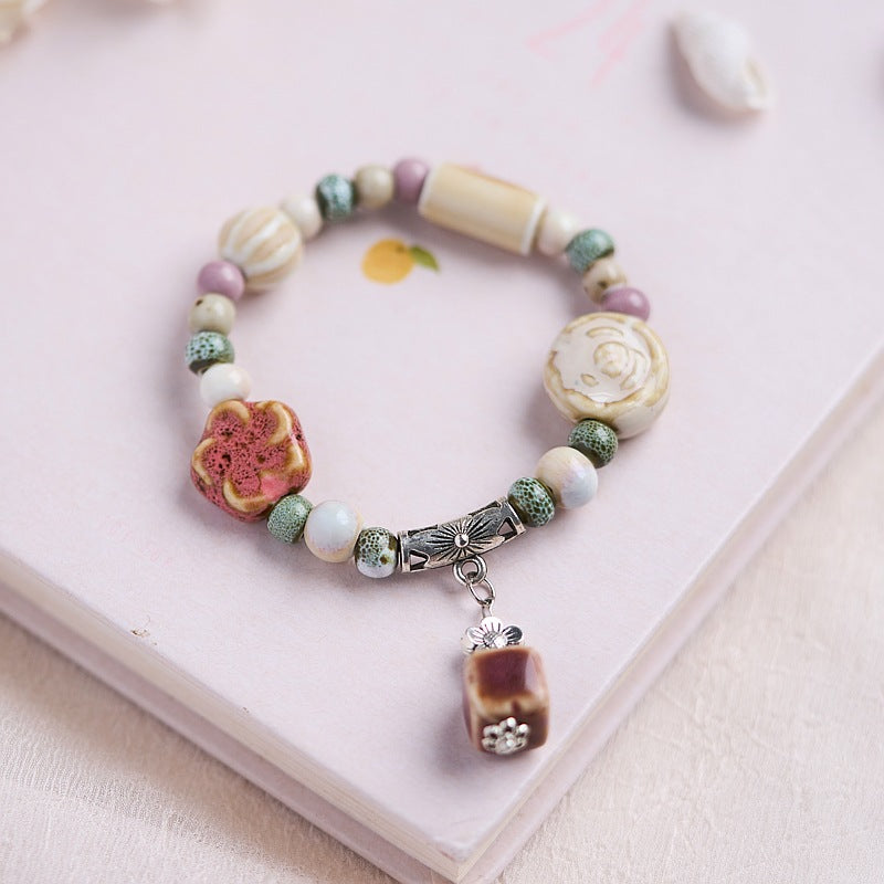 Women's Ceramic Niche High-grade National Style Chinese Bracelets
