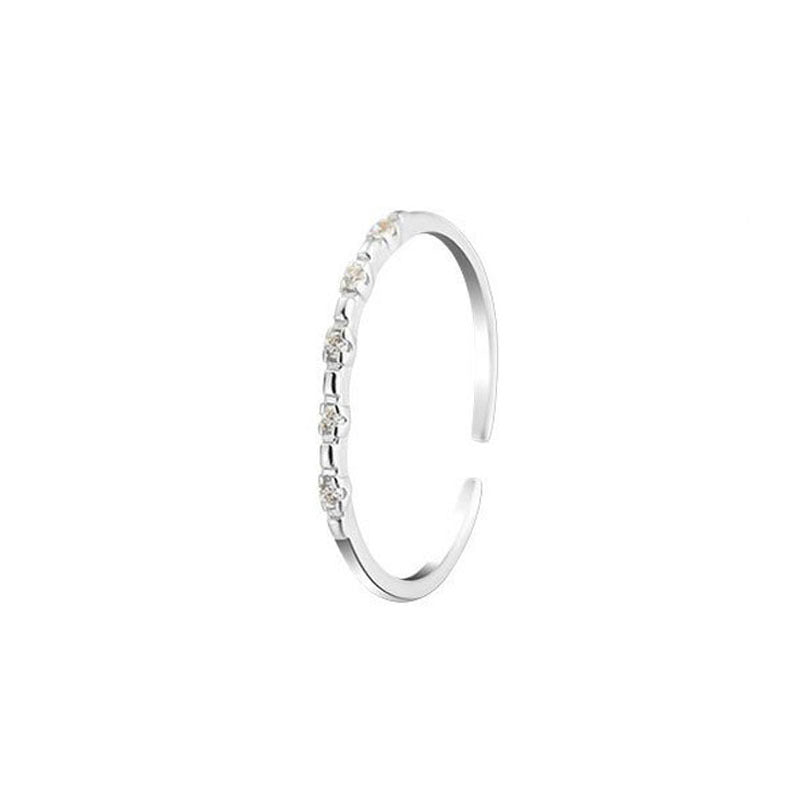 Selection Row Diamond Bow Fashion Slim Rings