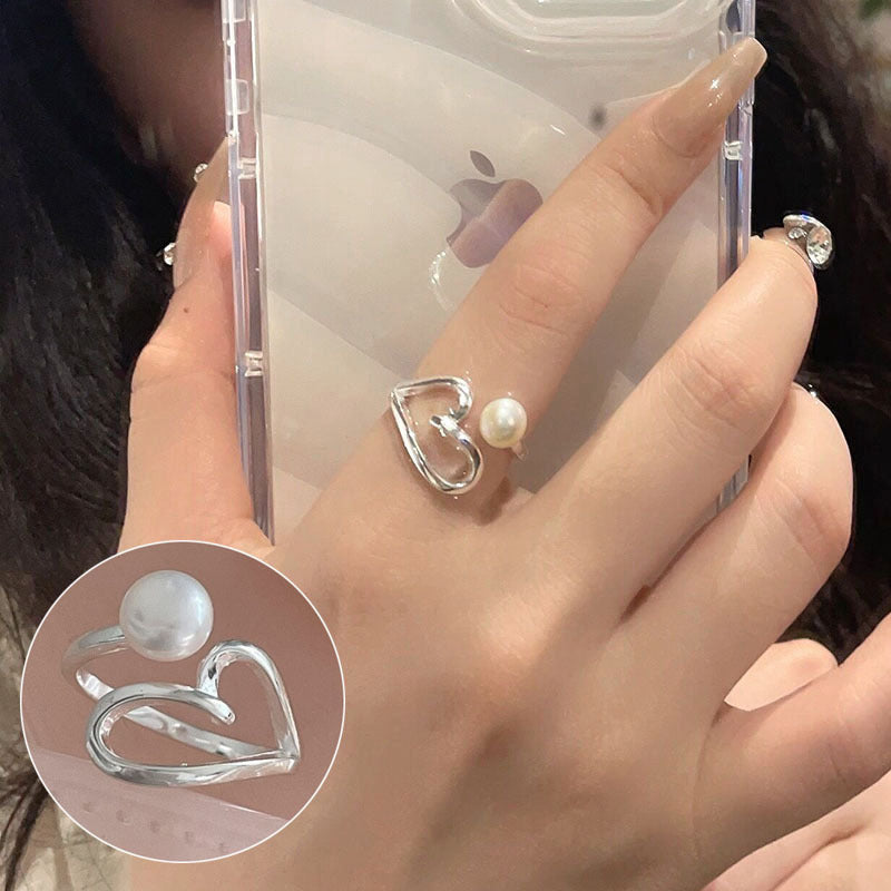 Pearl Female Exquisite Elegant Gentle Stylish Rings