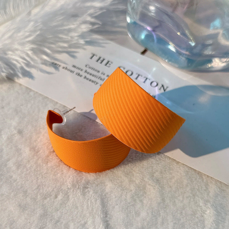 Fashion Design Candy Color Chain Female Dopamine Rings