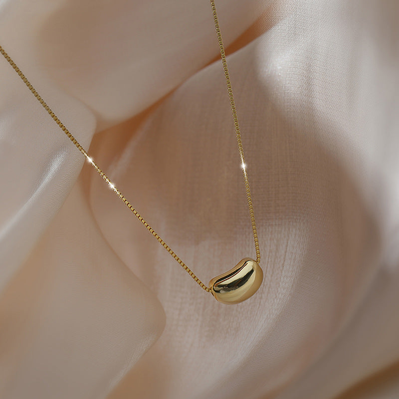 Lucky Beanie Clavicle Chain Simple Personalized Mori Style Small Necklaces