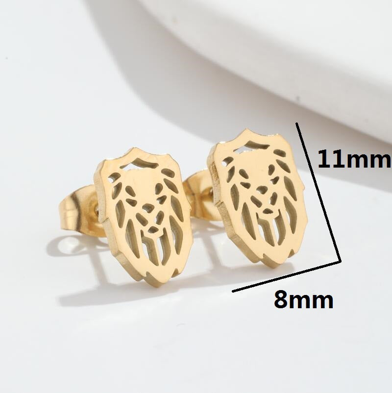 Stainless Steel Geometric Simple Cute Fashion Small Earrings