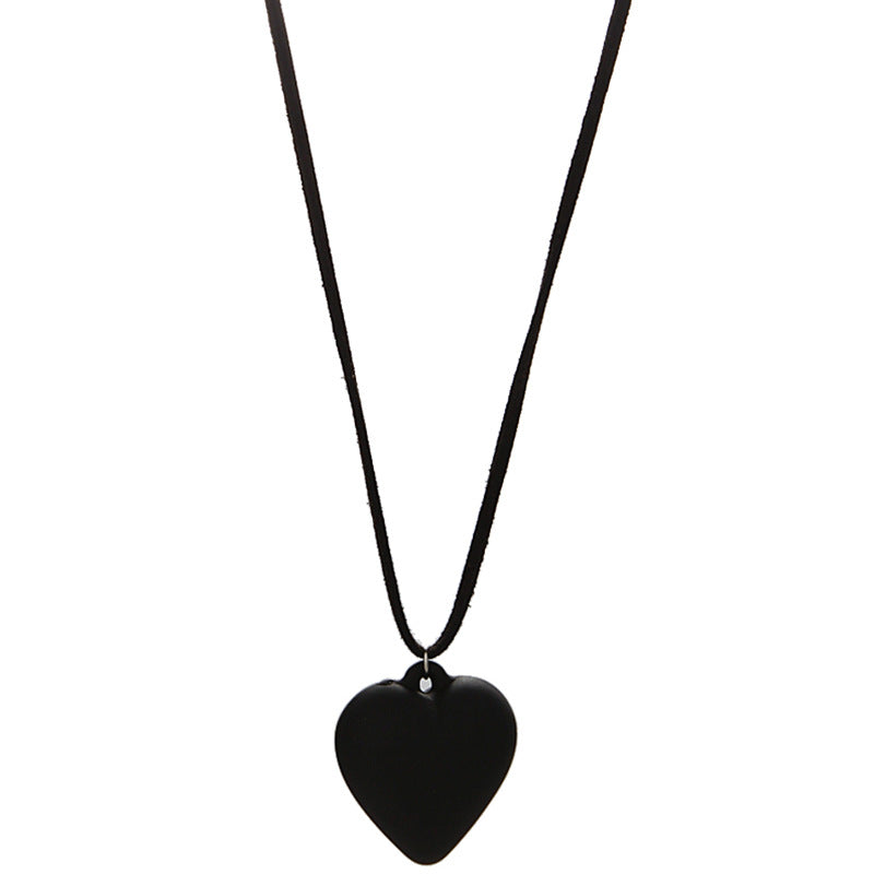Women's Love Long Leather Rope Adjustable Sweater Necklaces