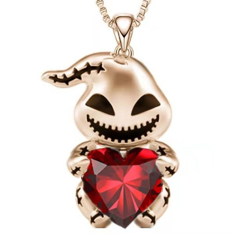Alloy Geometric Devil Crystal Jewelry Female Necklaces