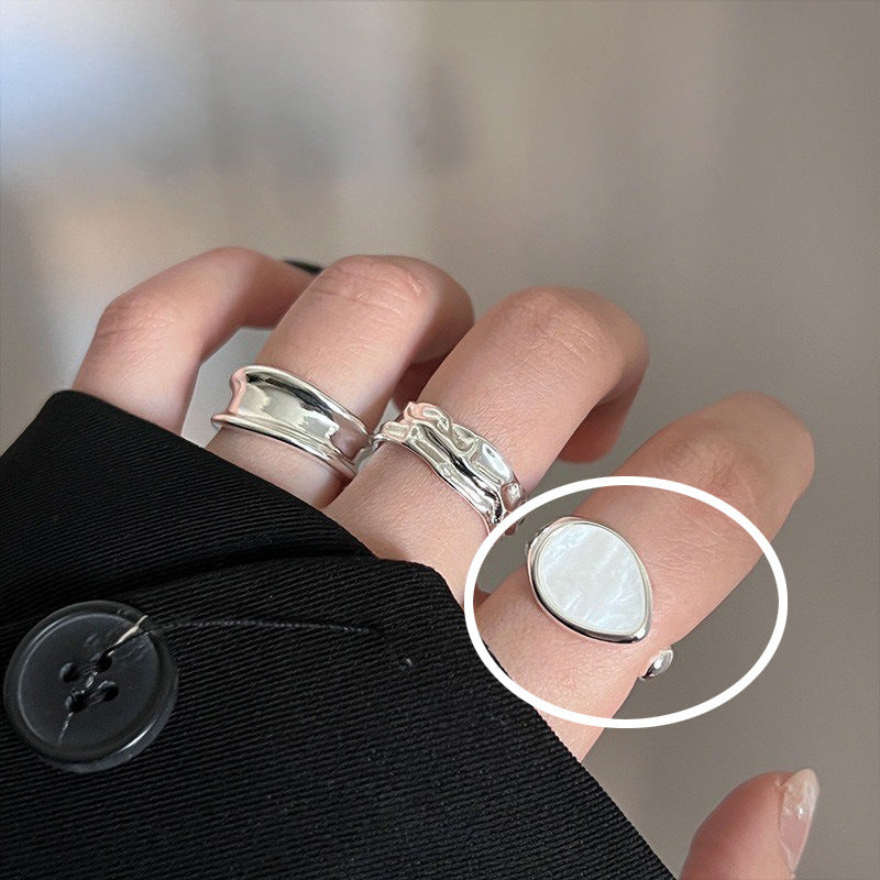 Women's Open Fashionable Personality High-grade Light Luxury Rings