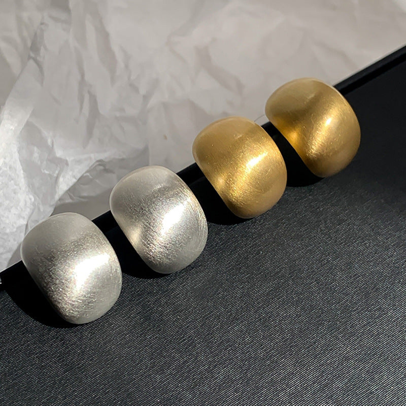 Women's Brushed Affordable Luxury Fashion Design Sense Earrings