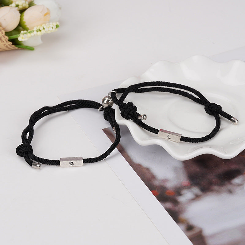 Women's & Men's Moon Heart Suction Valentine's Day Gift Bracelets
