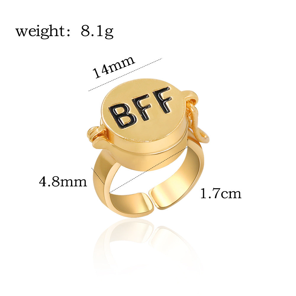 Star Friends Can Open Cute Cartoon Rings