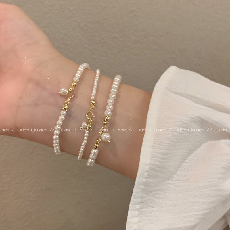 Light Luxury Minority Exquisite Bead Beaded Bracelets