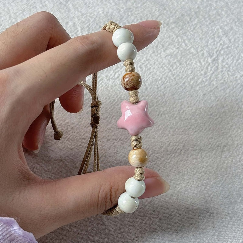 Women's Ceramic For High-grade Textured Stall Jewelry Bracelets