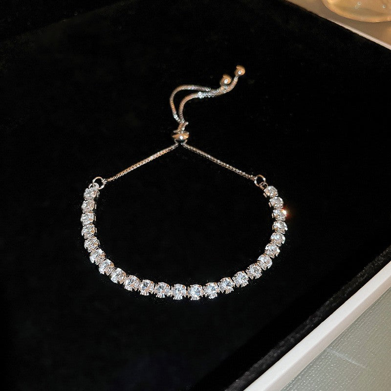 Women's Colorful Zircon Minority Simple Design Fashion Bracelets