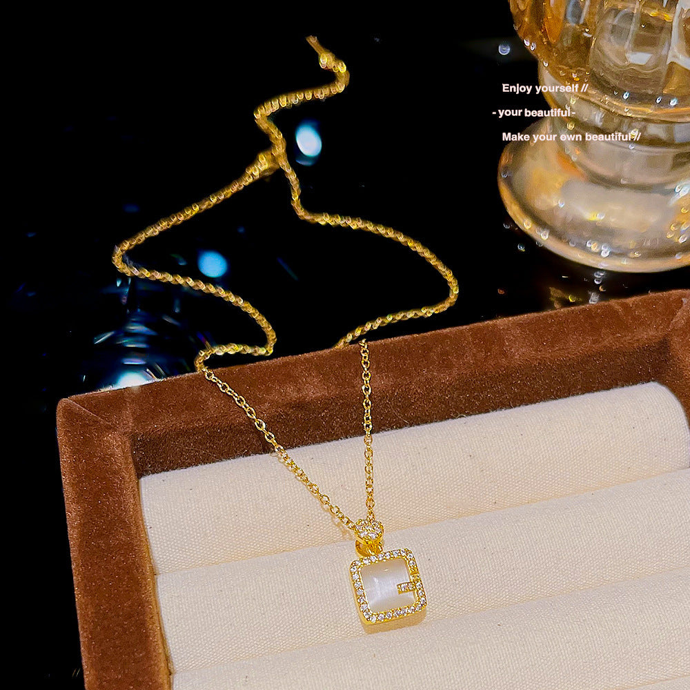 Women's Versatile High-grade Zircon Light Luxury Minority Necklaces