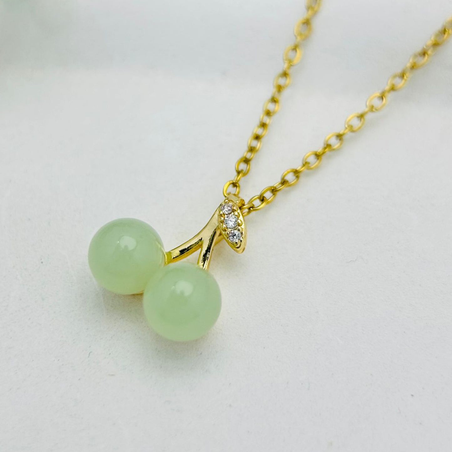 Women's Green Red Gold For Trendy Personalized Necklaces