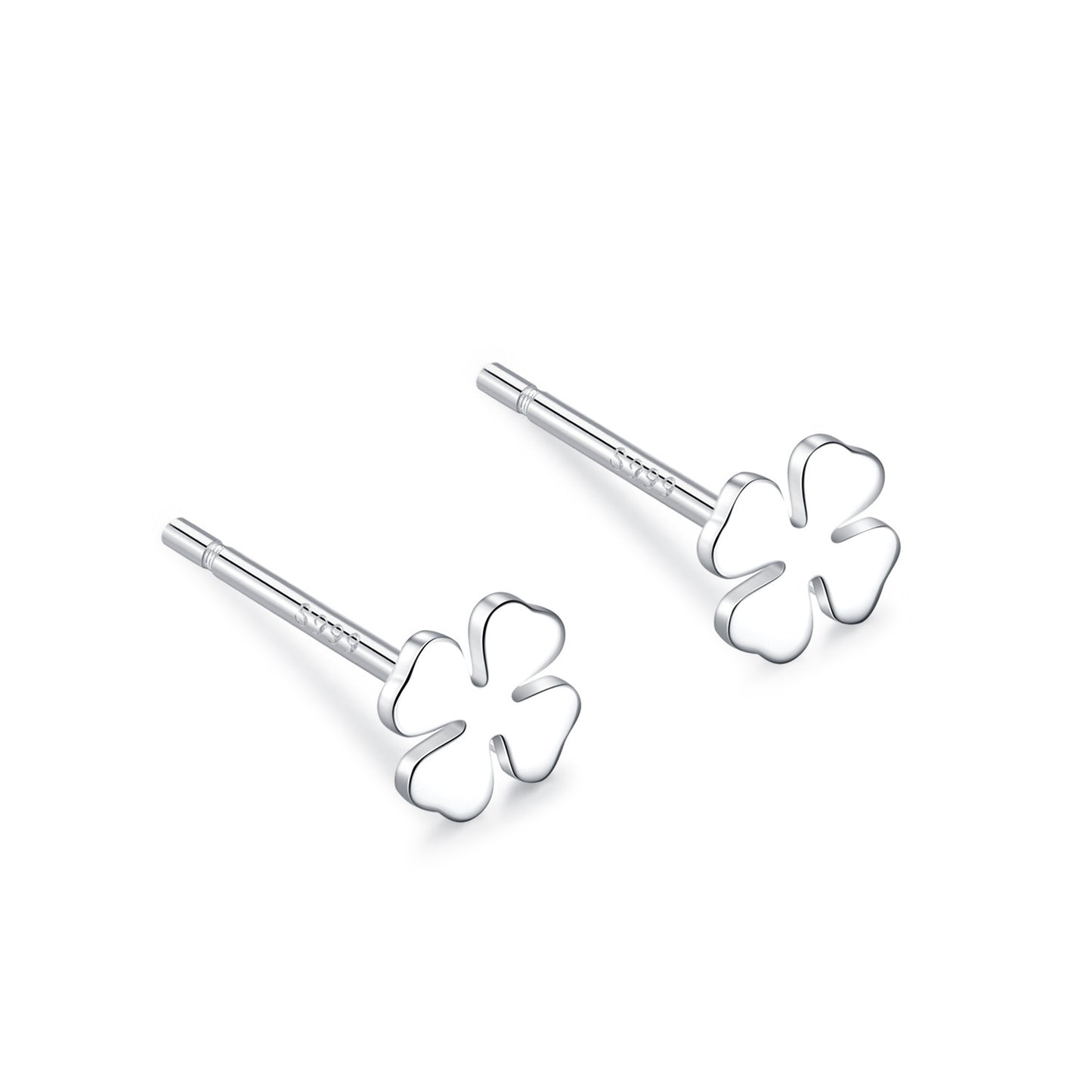 Women's Ear Sterling Compact Mini Double-headed Bar Bone Earrings