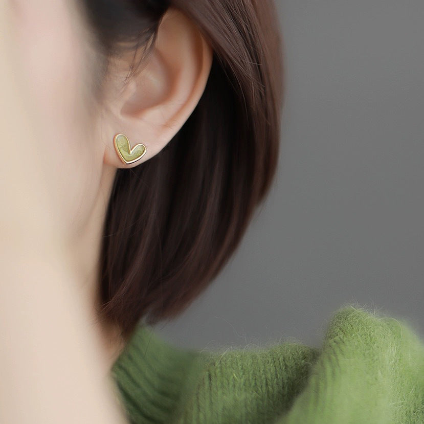 Ear Fresh Exquisite Oil Painting Feeling Clips No Earrings