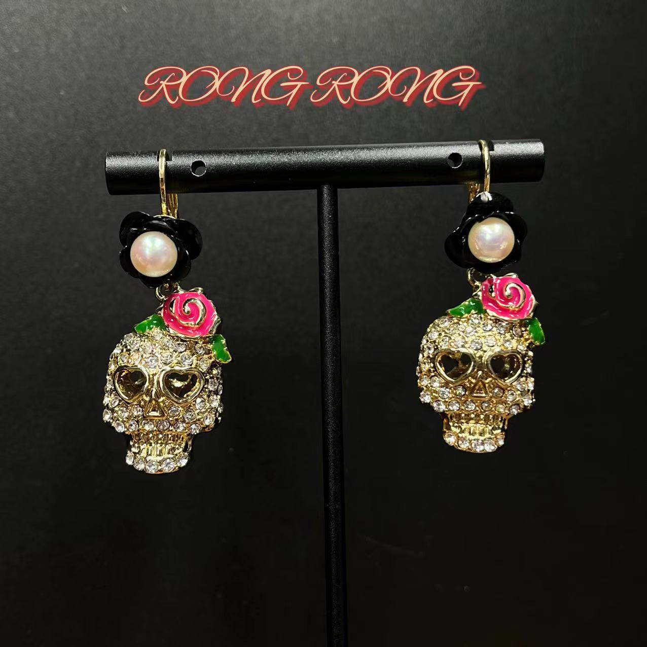 Sweet Court Style Exaggerated Personalized High-grade Earrings