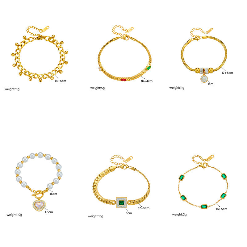 Special Interest Light Luxury High-grade Titanium Steel Bracelets