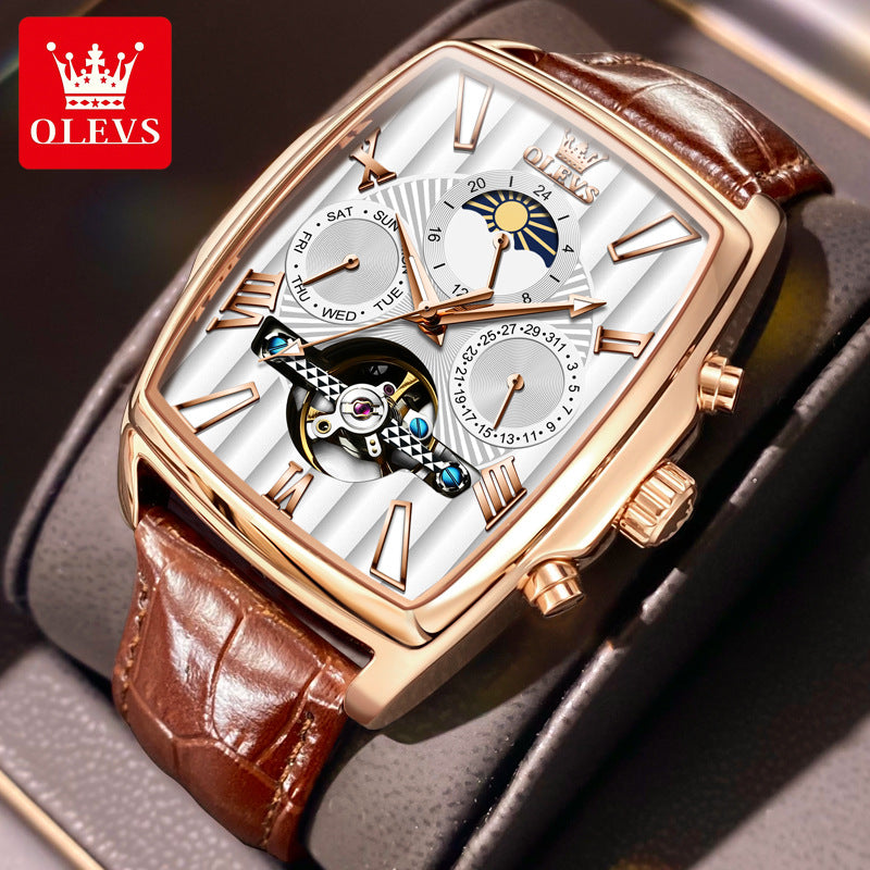 Men's Slouchy Endorsement Watch Tourbillon Automatic Mechanical Watches