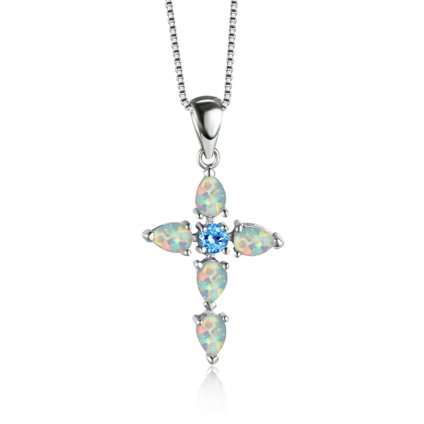 Summer Clavicle Chain Opal Ornament With Necklaces