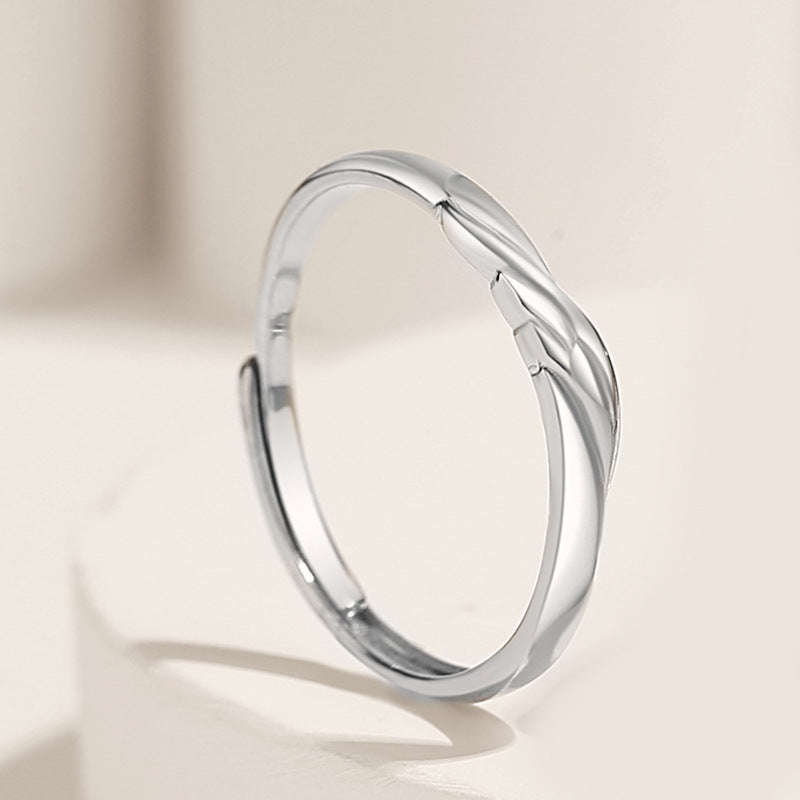 Pair Of Sterling Sier Chinese Valentine's Rings