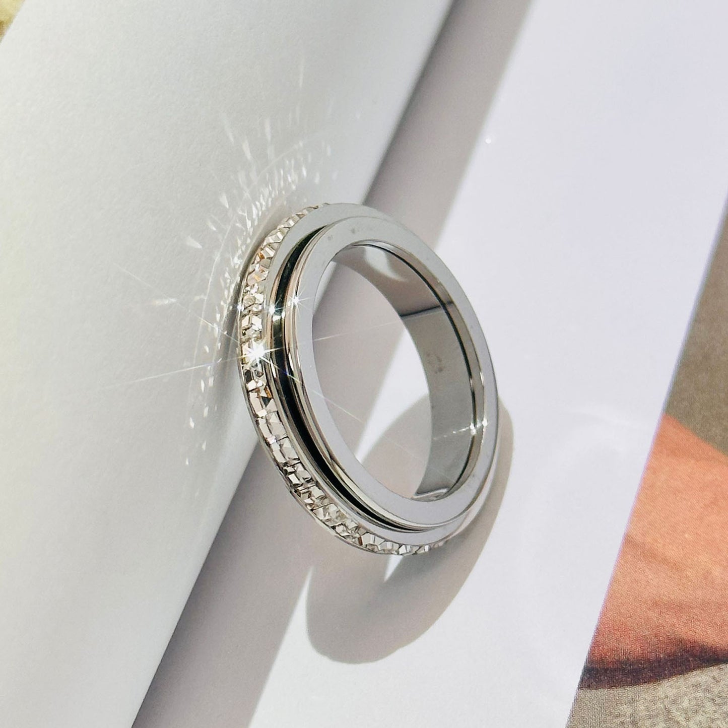 Women's Steel Starry Korean Design Trendy Light Luxury Rings