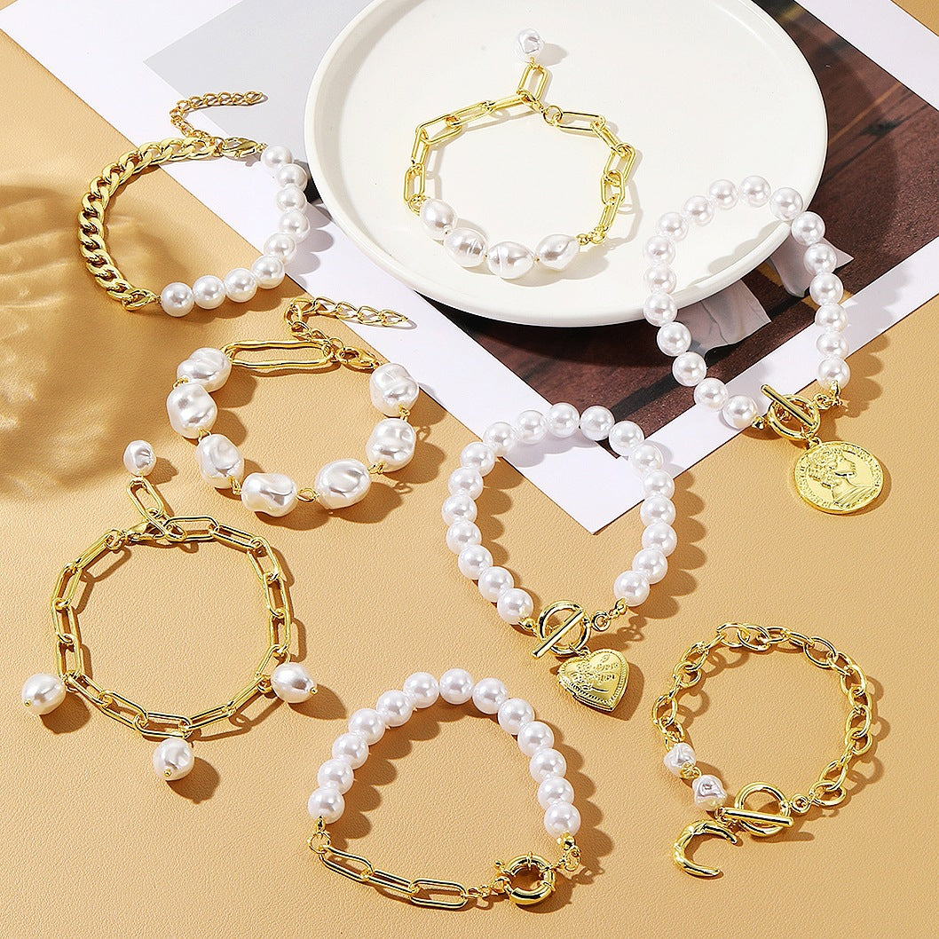Women's Popular Bohemian Niche Design Baroque Thanksgiving Bracelets