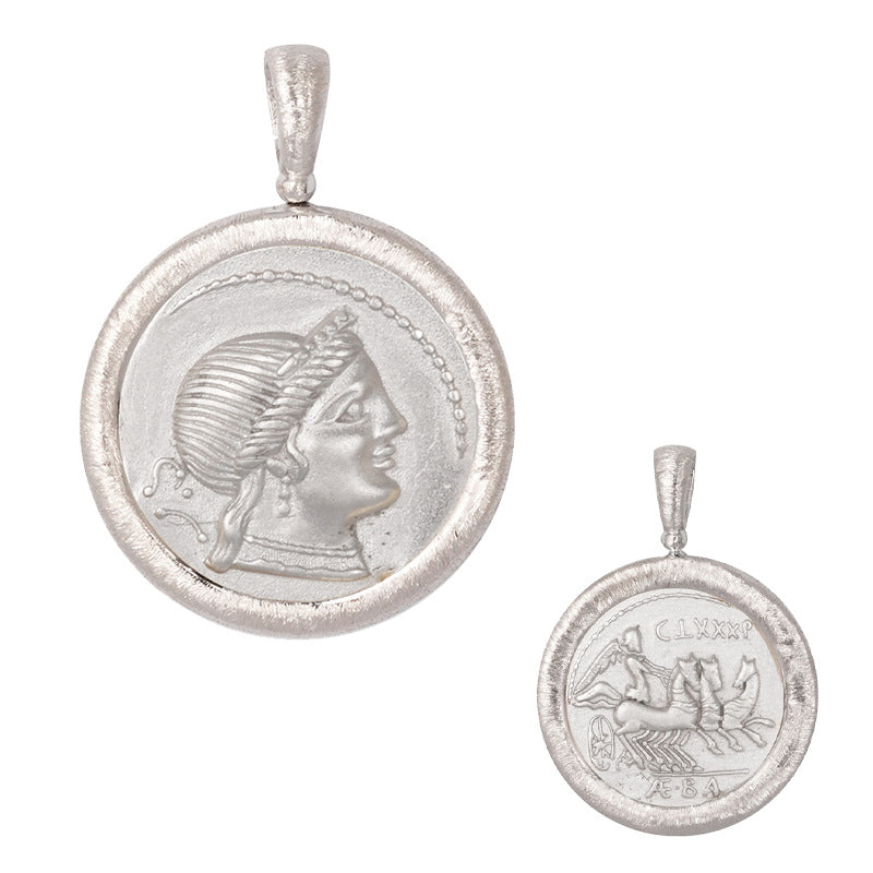 Coin Sterling Sier Single Without Chain Pendants