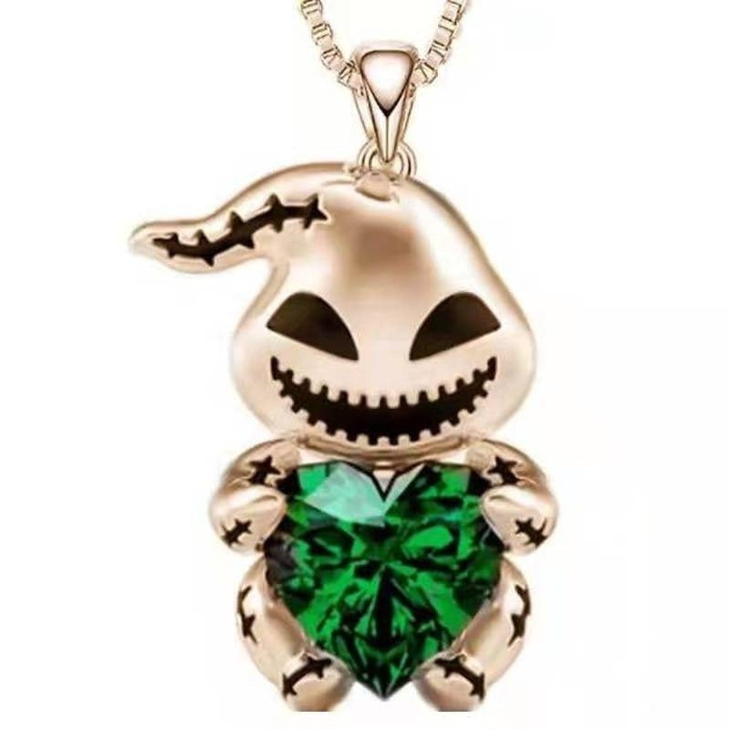 Alloy Geometric Devil Crystal Jewelry Female Necklaces