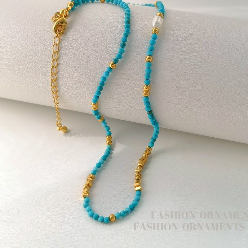 High-grade Niche Natural Stone Beaded Female Affordable Luxury Necklaces