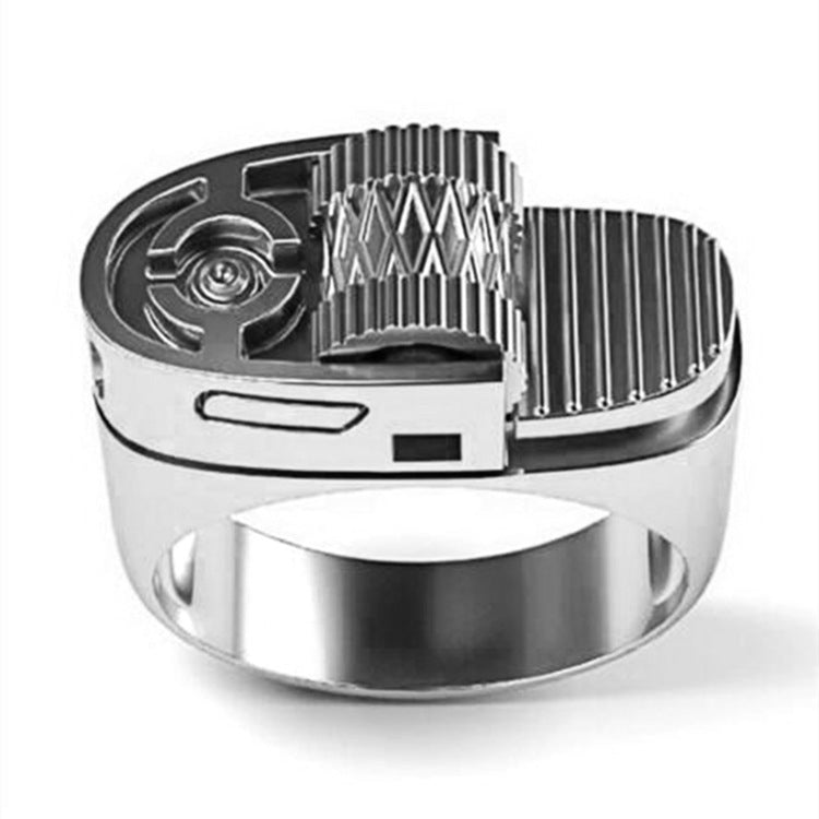 Glamorous Graceful Slouchy Ornament Accessories Lighter Rings