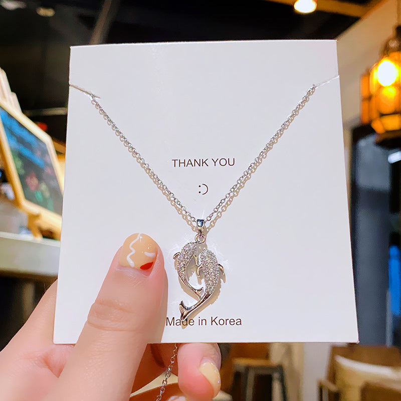 Flower Titanium Steel Female Summer Wild Necklaces