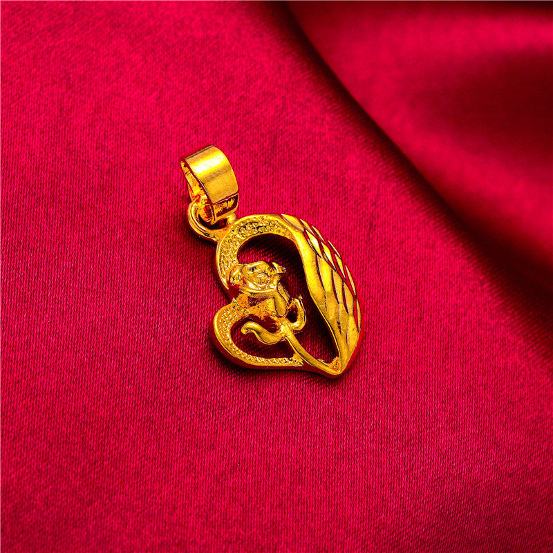 Brass Gold-plated Gourd Water Drop Abacus Pendants
