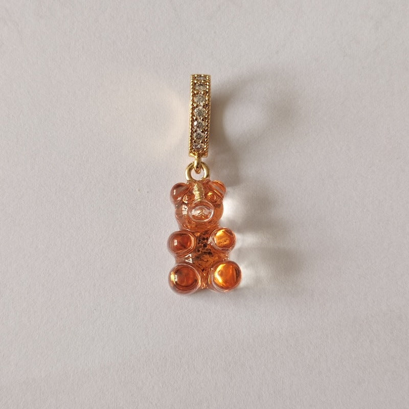 Women's Gummy Bear Versatile Candy Resin Personalized Pendants