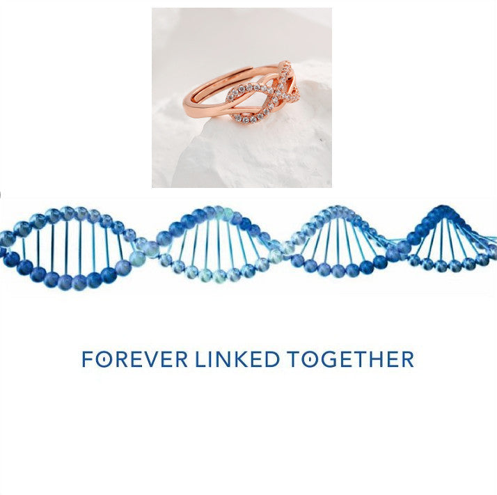 Women's Line Cross Inverted Word Hollow Design Rings