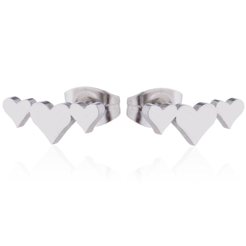 Aloofness Style Stainless Steel Cute Small Animal Fashion Earrings