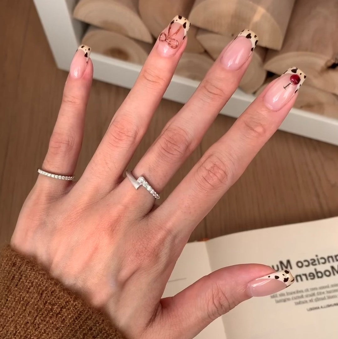 Women's Cross Zircon Matte Metal Light Luxury Rings